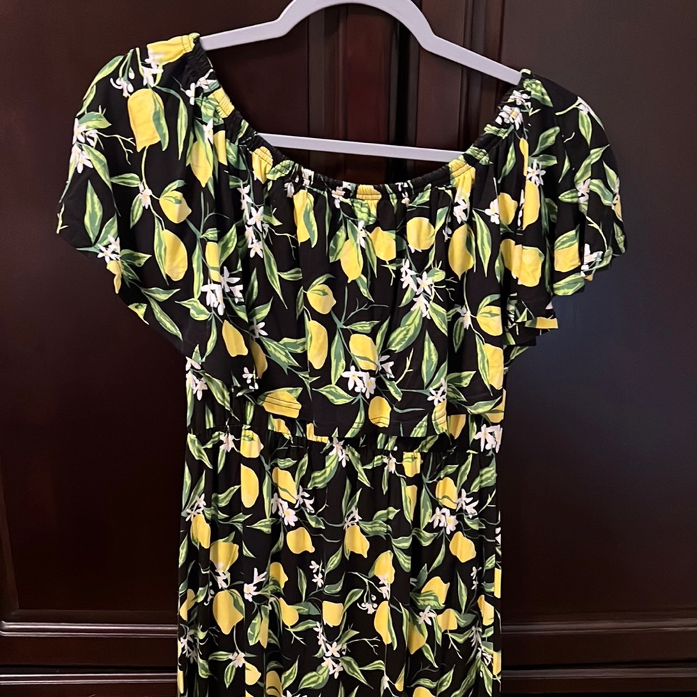 28 Palms off the shoulder maxi dress